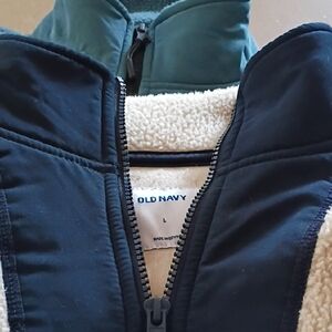 Old Navy Fleece/"Sherpa" Pullovers Lot Of 2